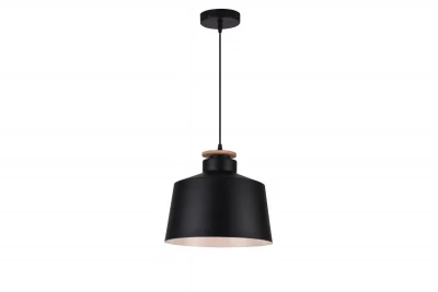 Decor Margus mat zwarte metalen hanglamp met houten toevoeging 2911

Dekor Margus matt fekete fém függőlámpa fa kiegészítéssel 2911