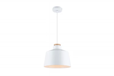 Decor Margus mat witte metalen hanglamp met houten toevoeging 3086

Dekor Margus matt fehér fém függőlámpa fa kiegészítéssel 3086
