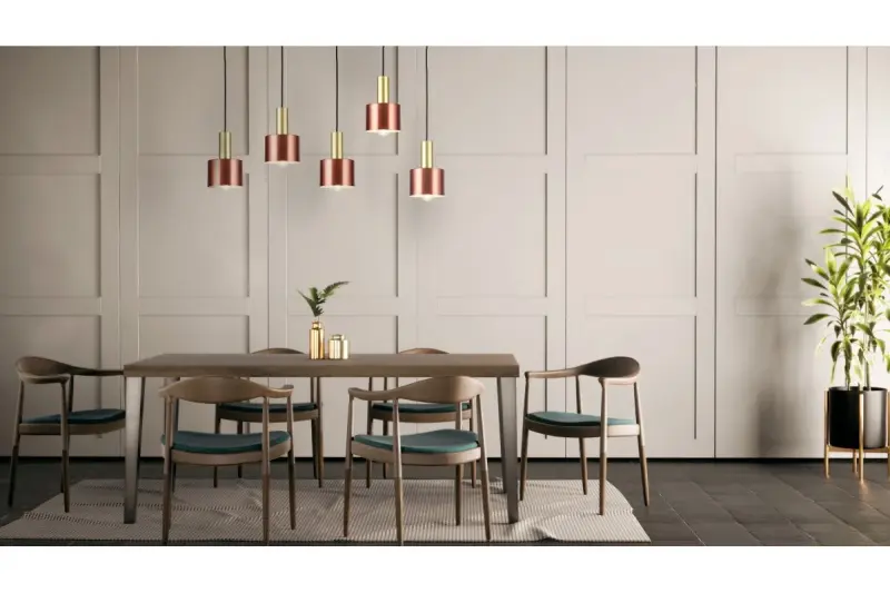 Decor Selvia hanglámpa réz és sárgaréz felülettel, átmérője 12 cm, 3208