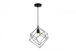 Dekor Rosa zwarte geometrische hanglamp bestaande uit 2 zwarte kubussen 3437