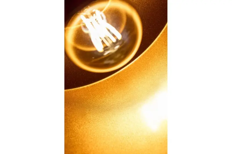 Dekor Goa zwarte hanglamp met decoratief gouden frame 3512