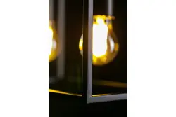 Decor Diu fekete geometrikus függőlámpa 4 fényforrással, szélessége 60 cm 3635