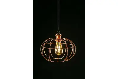 Decor Viela drót alakú függőlámpa gömb alakú réz átmérő 27,5 cm 7047