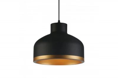 Decor Goldi fekete arany modern függőlámpa átmérője 30 cm 4090