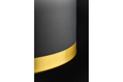 Decor Goldi fekete arany modern függőlámpa átmérője 42 cm 4113