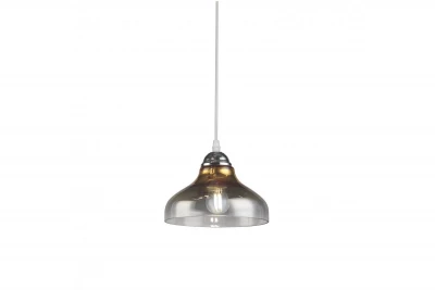 Decor Marite klasszikus függőlámpa fekete arany színezett üveg átmérője 26 cm 7085