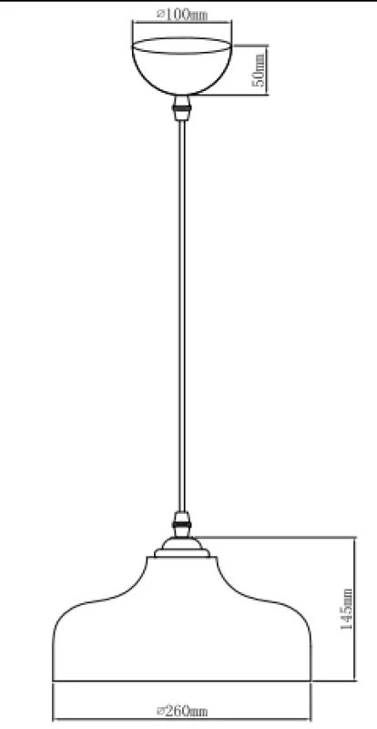 Decor Marite klasszikus függőlámpa fekete arany színezett üveg átmérője 26 cm 7085