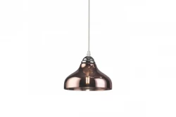 Decor Marite klasszikus függőlámpa barna színezett üveg átmérő 26 cm 7108
