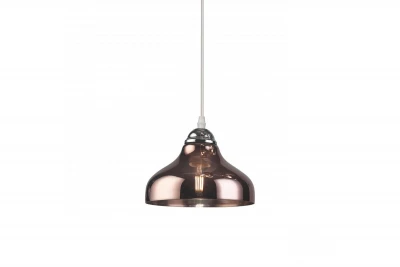 Decor Marite klasszikus függőlámpa barna színezett üveg átmérő 26 cm 7108