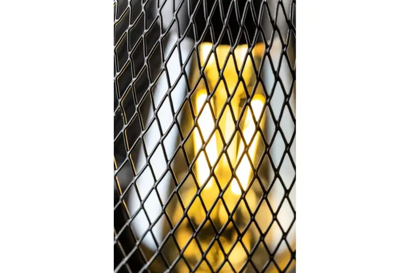 Decor Xalis függőlámpa fekete huzalkapucnival és fém szegéllyel, átmérője 18,5 cm 7320