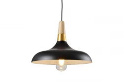 Decor Skandi modern fekete függőlámpa 35 cm átmérőjű 7382