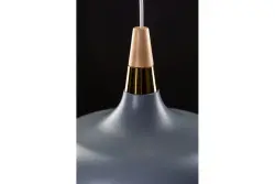 Deco Skandi modern szürke függőlámpa, 35 cm átmérő, 7368