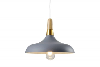 Deco Skandi modern szürke függőlámpa, 35 cm átmérő, 7368