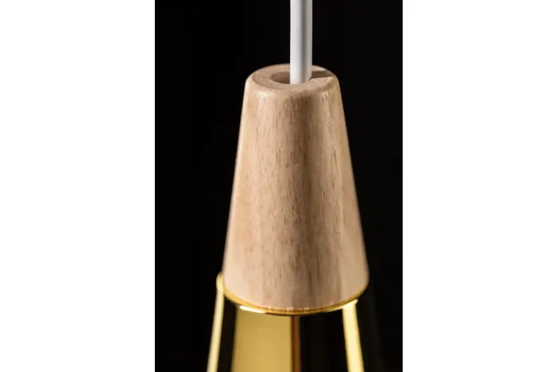 Deco Skandi modern szürke függőlámpa, 35 cm átmérő, 7368