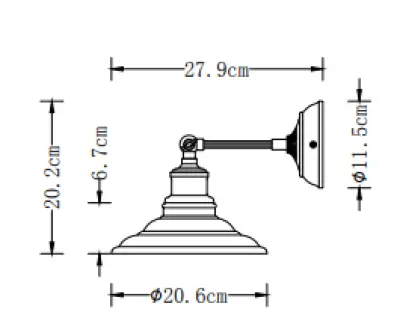 Decor Loret állítható fehér fali lámpa, 20 cm átmérő, 7871