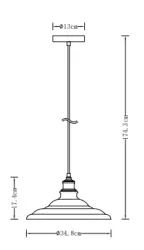 Decor Loret tijdloze grijze hanglamp 34,8 cm doorsnee 9790

Dekor Loret időtlen szürke függőlámpa, 34,8 cm átmérő, 9790