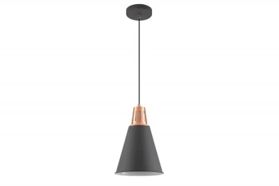Decor Gianni stijlvolle zwart koperen hanglamp 22 cm doorsnee 9974