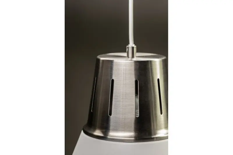 Decor Gianni stílusos fehér függőlámpa 22 cm átmérőjű 8075