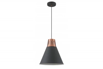 Gianni decoratieve stijlvolle zwarte koperen hanglamp, 32 cm diameter, 8105
