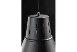 Decor Gianni stijlvolle volledig zwarte hanglamp met een diameter van 32 cm 8136