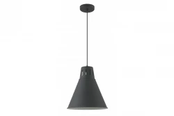 Decor Gianni stijlvolle volledig zwarte hanglamp met een diameter van 32 cm 8136