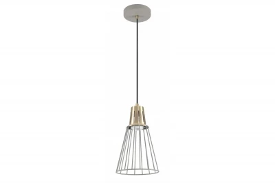 Decor Kaliope divatos szürke vezetéklámpa, 18 cm átmérő, 8143