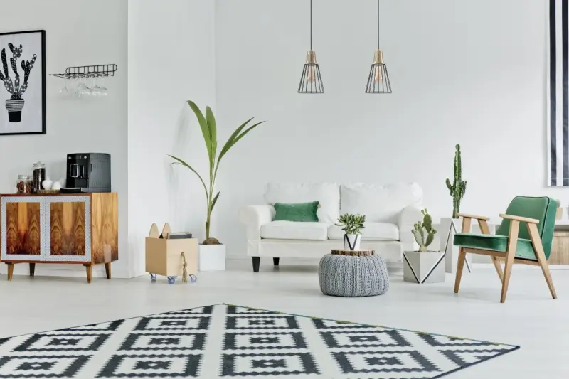 Decor Kaliope divatos zöld drótlámpa, 18 cm átmérőjű 8044