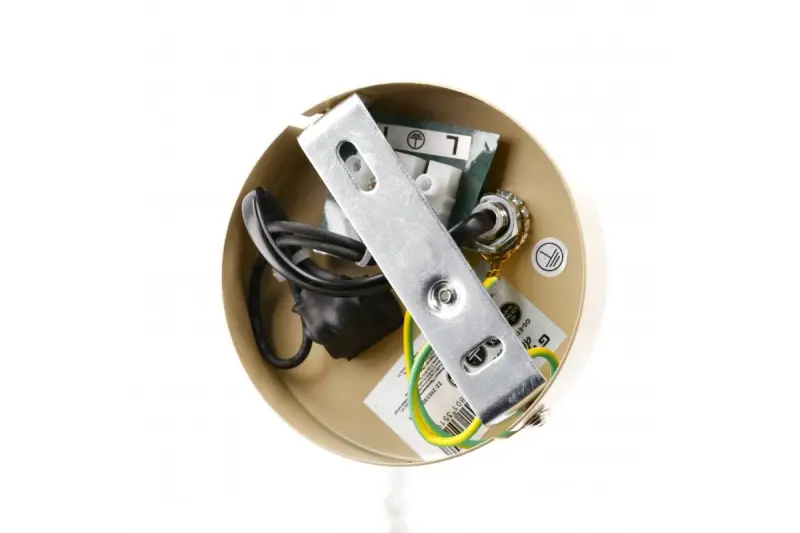 Decor Etore beige fali lámpa fém karral, 11 cm átmérőjű, 1907