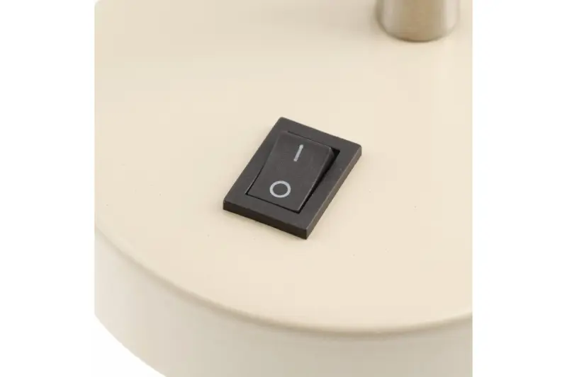 Decor Etore beige fali lámpa fém karral, 11 cm átmérőjű, 1907