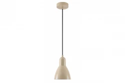 Decor Etore beige hanglamp met zwarte snoer 2089