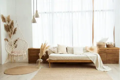Decor Etore beige hanglamp met zwarte snoer 2089