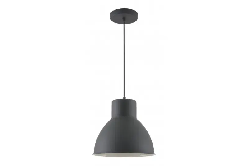 Décor Dante zwarte matte hanglamp met witte binnenkant, doorsnede 27,5 cm, 2119