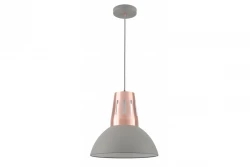 Decor Artemia szürke függőlámpa ipari kivitelben, 34,5 cm átmérővel, 2447