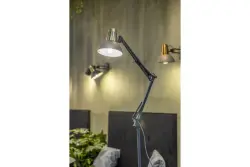 Decor Artemia fekete állólámpa hosszú fém karral átmérője 16,5 cm 2355