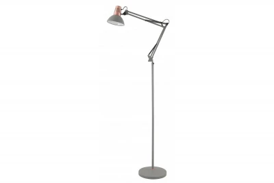 Artemia Decor szürke állólámpa hosszú fém karral, 16,5 cm átmérő, 2300
