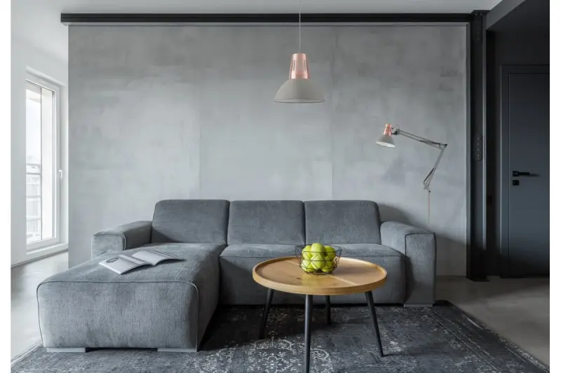 Artemia Decor szürke állólámpa hosszú fém karral, 16,5 cm átmérő, 2300