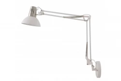 Decor Artemia fehér fali lámpa fém karral és fehér belsővel, átmérője 16,5 cm, 2249
