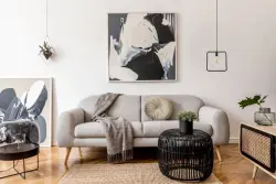 Decor Lija fekete egypontos négyzet alakú függőlámpa 2614