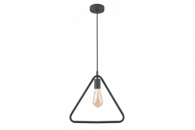 Decor Gija fekete egy ponton függesztett háromszög alakú lámpa 2621