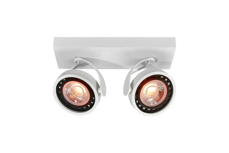 Decor Wally mennyezeti lámpa vagy fali lámpa fehér, mozgatható fejjel, 2 fényforrással 4373