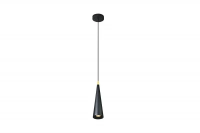 Decor Evi kúpos alumínium függőlámpa fekete 4410