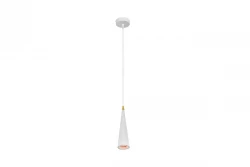Decoreer Evi conische aluminium hanglamp wit 4397