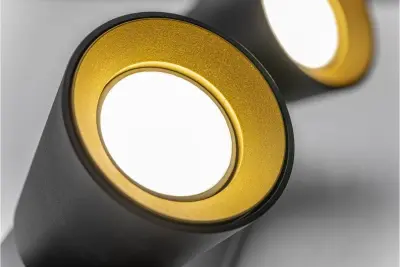 Decor Elli modern fekete mennyezeti lámpa 3 fényforrással 4588