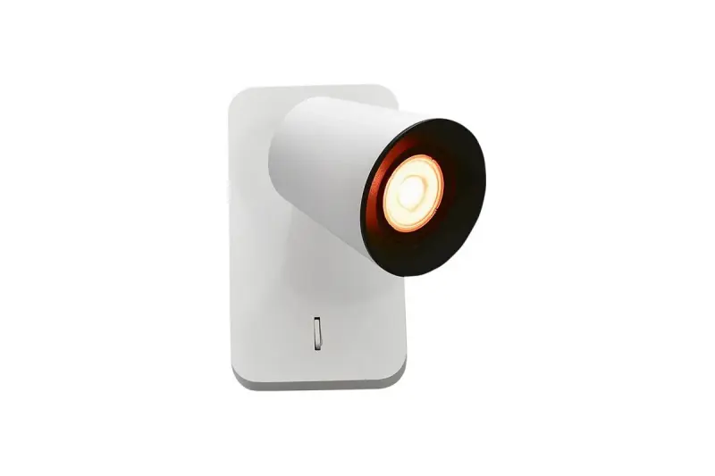 Decor Elli moderne witte wandlamp met schakelaar 4434