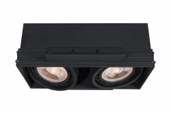 Decor Milo zwarte frameloze plafondinbouwlamp met 2 lichtbronnen 4755

Dekor Milo fekete keret nélküli mennyezeti beépíthető lámpa 2 fényforrással 4755