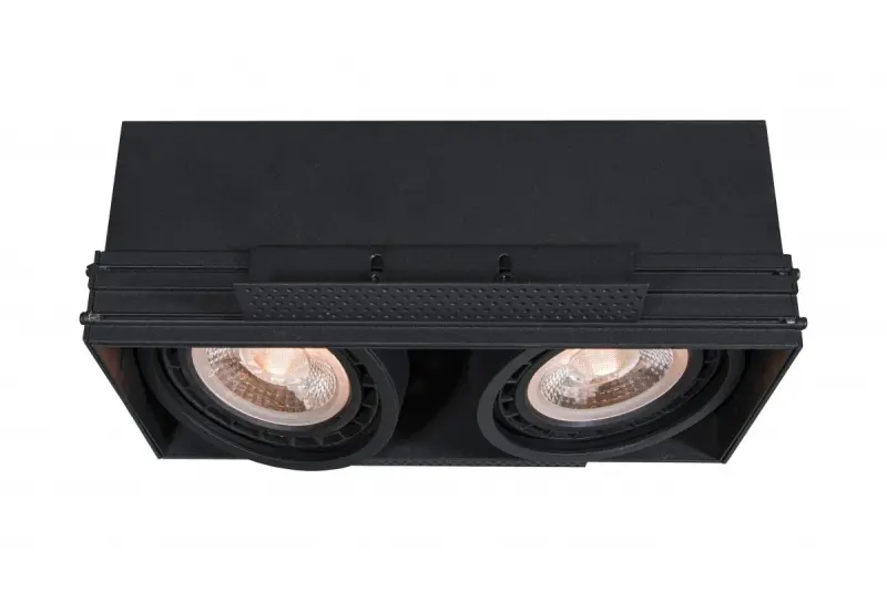 Decor Milo zwarte frameloze plafondinbouwlamp met 2 lichtbronnen 4755

Dekor Milo fekete keret nélküli mennyezeti beépíthető lámpa 2 fényforrással 4755