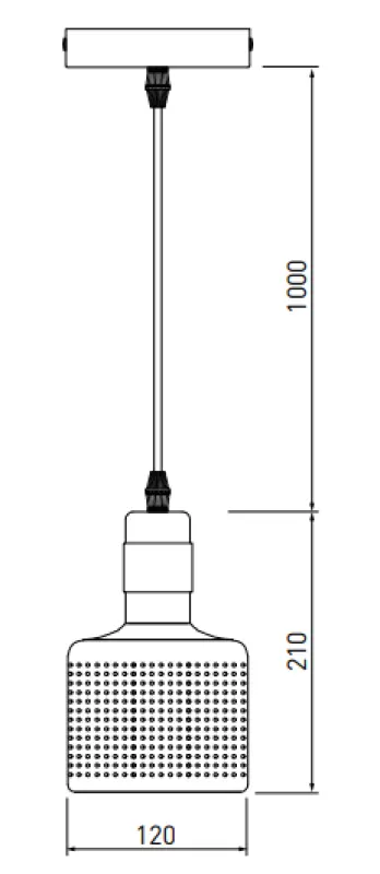 Decor Bellis fehér arany henger alakú függőlámpa 1 fényforrással 4574
