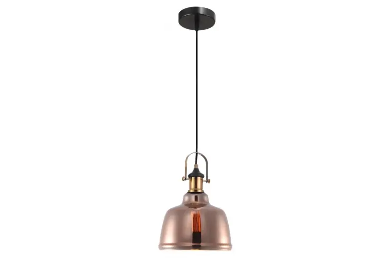 Decoreer Muscari II hanglamp in koperkleurige metallic uitvoering met messing lamphouder 3787