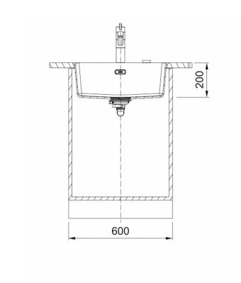 Franke Maris MRG 210-52 Fragranite polar white mosogató lapba süllyesztett
