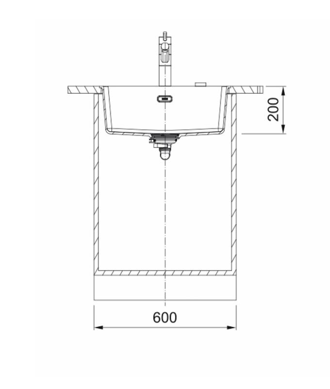 Franke Maris MRG 210-52 Fragranite polar white mosogató lapba süllyesztett
